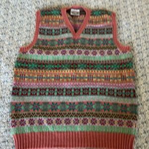Men’s Jamieson’s of Scotland Shetland wool vest